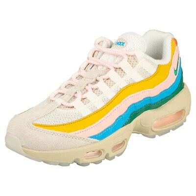 Pre-owned Nike Air Max 95 Damen White Multicolour Sneaker Mode - 41 Eu