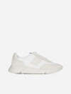 Axel Arigato Mens Cream Genesis Vintage Runner Leather And Recycled-polyester Trainers