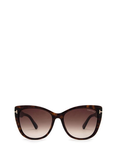 Tom Ford Eyewear Cat Eye Frame Sunglasses In Multi