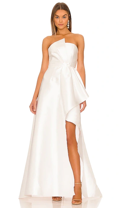 Elliatt Protea Gown In Ivory