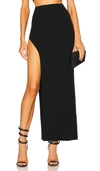 Michael Costello X Revolve Corrina High Slit Maxi Skirt In Black