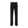 Jw Anderson Rivet Straight Leg Trousers In Black