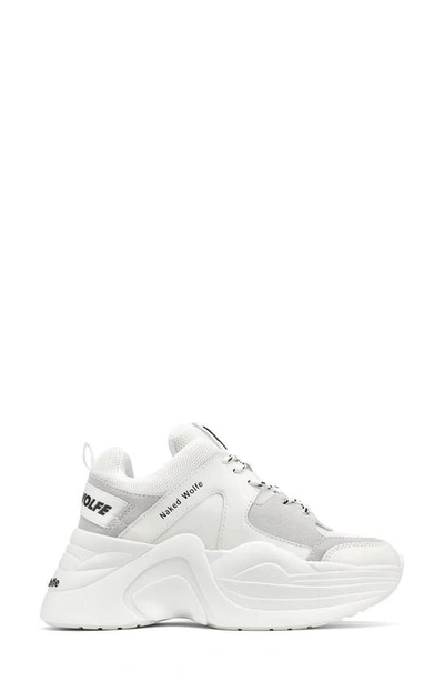 NAKED WOLFE TRACK DOUBLE CHUNKY PLATFORM SNEAKER