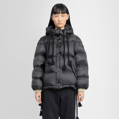Moncler Genius Sydow Nylon Down Jacket In 블랙