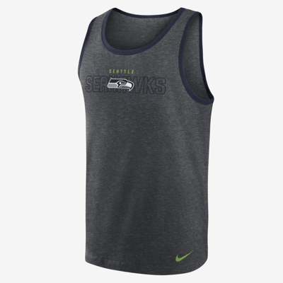 Nike Men's Team (nfl Seattle Seahawks) Tank Top In Grey