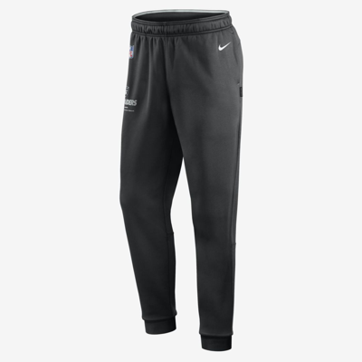 Nike Men's  Therma Logo (nfl Las Vegas Raiders) Pants In Black