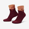 Nike Everyday Plus Cushioned Training Ankle Socks In Red