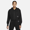 Nike Women's Air Full-zip Fleece Hoodie In Black