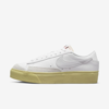 Nike Women's Blazer Low Platform Shoes In White