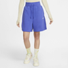 Nike Women's  Sportswear Phoenix Fleece High-waisted Loose-fit Shorts In Blue