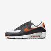 Nike Air Max 90 White/starfish-black Dm0029-101 Men's In White/black/light Smoke Grey/starfish