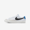Nike Blazer Low '77 Big Kids' Shoes In White,light Photo Blue,sail,black