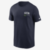Nike Men's Team Incline (nfl Seattle Seahawks) T-shirt In Blue