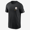 Nike Men's Team Incline (nfl Pittsburgh Steelers) T-shirt In Black