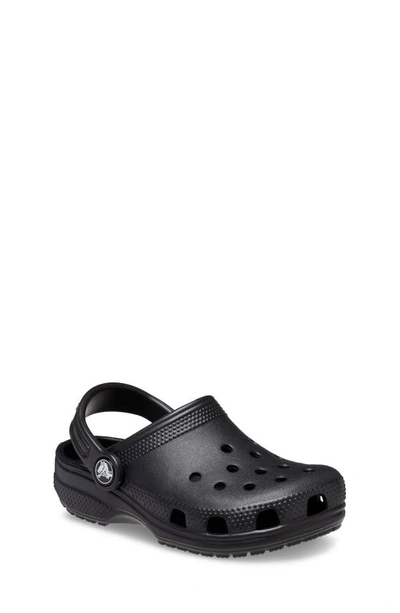 Crocs Kids' Classic Clog Sandal In Black