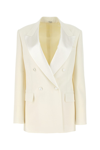 GUCCI IVORY WOOL BLAZER  WHITE GUCCI DONNA 40