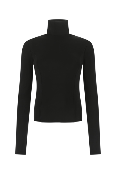 Givenchy Cutout Stretch-jersey Turtleneck Top In Nero