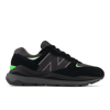 New Balance 57/40 Sneaker In Black With Vibrant Spring Glo