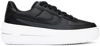 Nike Black Air Force 1 Plt.af.orm Sneakers In Black/anthracite-whi