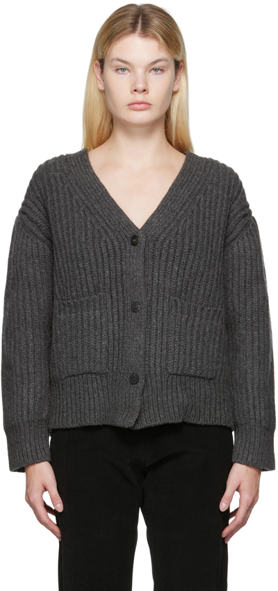 Nothing Written Gray Hackney Cardigan In Charcoal