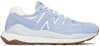 New Balance Purple 57/40 Sneakers In Daydream/ Sea Salt