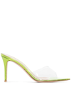 GIANVITO ROSSI ELLE POINTED-TOE 85MM MULES