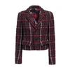 Marni Speckled Tweed Short Jacket In Ruby