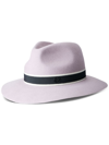 Maison Michel Rico Wool Felt Fedora Hat In Nude