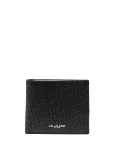 Michael Kors Logo Cardholder Wallet In Schwarz