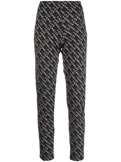 Moncler Logo-print Jersey Trousers In Multicolore