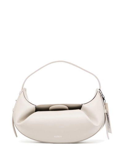 Yuzefi Mini Fortune Cookie Shoulder Bag In Nude