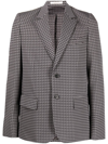 VALENTINO GEOMETRIC-PATTERN PRINT BLAZER