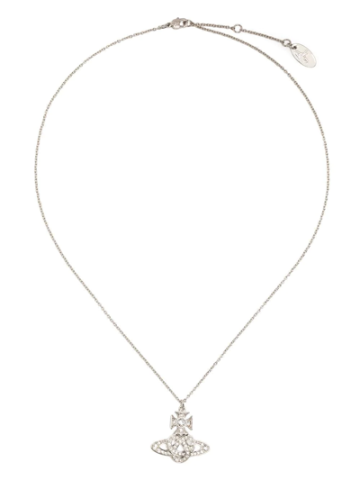 Vivienne Westwood Orb Pendant Necklace In Silber