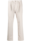 HERNO DRAWSTRING STRAIGHT-LEG TROUSERS