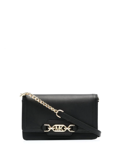 Michael Michael Kors Heather Small Crossbody Bag In Schwarz