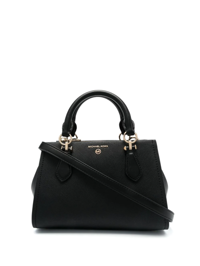 Michael Michael Kors Marylin Calf-leather Tote Bag In Schwarz