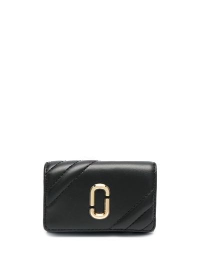 Marc Jacobs Snapshot Keychain Wallet In Schwarz