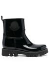 MONCLER HIGH-SHINE ANKLE BOOTS