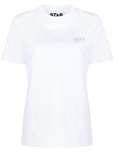 Golden Goose Star-print Cotton T-shirt In White