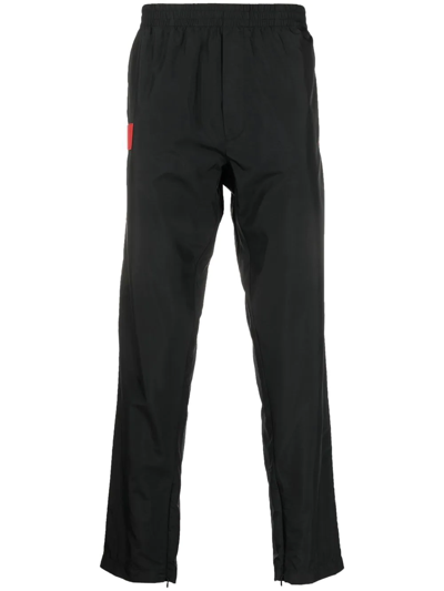 424 Logo-patch Lightweight Track Trousers In Schwarz