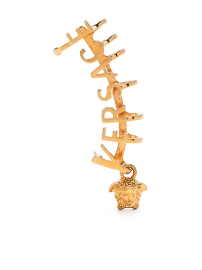 Versace Gold-tone Medusa Logo Ear Cuff In 3j000  Gold