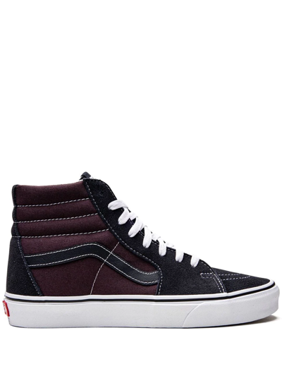 Vans Sk8-hi Panelled Sneakers In Blue