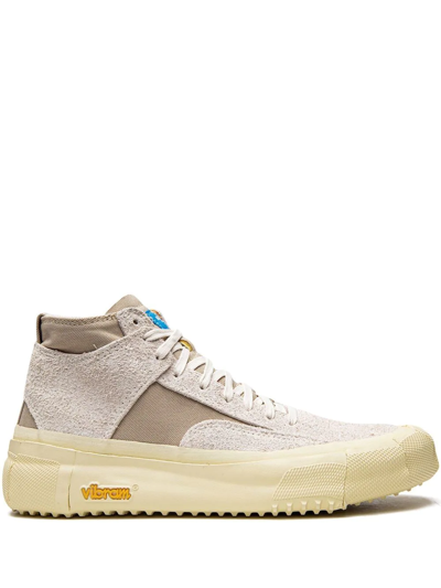 Brand Black Capo High-top Trainers In Nude