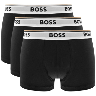 Boss Business Boss Underwear Three Pack Trunks Black
