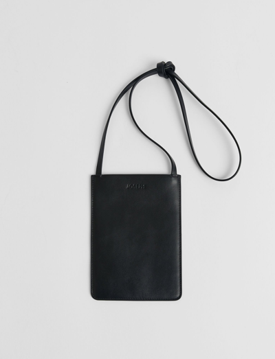 Joseph Leather Pocket Bag In Black