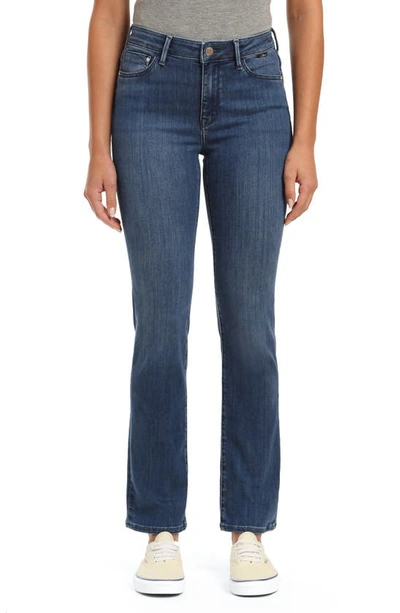 Mavi Jeans Kendra Straight Leg Jeans In Mid Supersoft