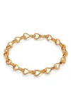Monica Vinader Infinity Chain Bracelet In Gold
