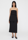 Totême Toteme Wool Crepe Band Tube In Black