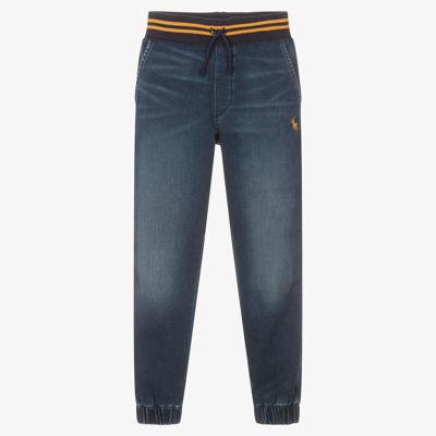 Polo Ralph Lauren Boys Teen Boy Stretch Denim Joggers In Blue