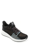 Vance Co. Brewer Knit Athleisure Sneaker In Black